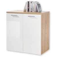 HBZ Kommode PABLO Weiß - Modernes Sideboard mit 2