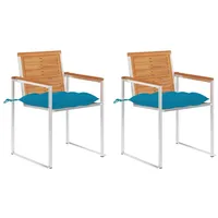 VidaXL Gartenstuhl 24 x 48 x 85 cm blau