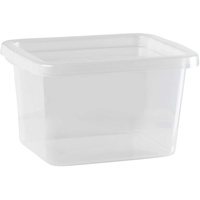 PLAST TEAM Vertriebs GmbH Aufbewahrungsbox CAESAR, Transparent - Kunststoff