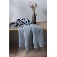 Biederlack Kuscheldecke Cashmere 150 x 200 cm Mischgewebe Blau