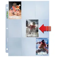Ultra Pro Platinum SIDE-LOAD Pages 9-Pocket Seiten (3-Hole)