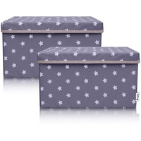 Lifeney Aufbewahrungsbox Kinder (37x25x21cm) I Aufbewahrungskorb für Kinderzimmer und
