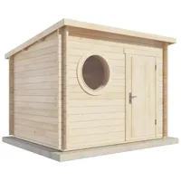 Alpholz Gartenhaus Maria-Rondo 44 A Pultdach Unbehandelt 280 cm