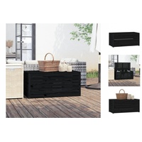 VidaXL Gartenbox Schwarz 101x50,5x46,5 cm Massivholz Kiefer