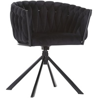 GUTMANN FACTORY schwarz, B:60cm H:78cm T:55cm, Sessel