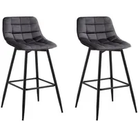 Woltu Barhocker 2er Set Designer Barstuhl Hocker Tresenhocker Bistrohocker