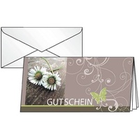 Sigel Gutschein-Karten »Favourite« mit Umschlag, DC402, 22x11 cm