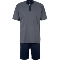 Tom Tailor Schlafanzug, Streifen, für Herren, dunkelblau, S