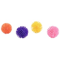 Beeztees Katze IGELSPIELBALL 4ST 3,5, Katzenspielzeug Igelball 4 Stück