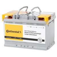 Continental Autobatterie, Starterbatterie 12V 80Ah 730A L für OPEL