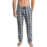 Tom Tailor Herren Pyjama-Hose aus Baumwolle mit Karomuster, grün,
