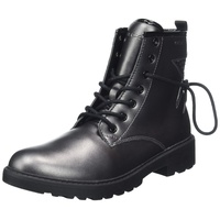 GEOX Mädchen J Casey Girl Stiefeletten, Dk Grey Black,