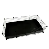 C&C Modular cage 4x2 145 x 75 cm black,