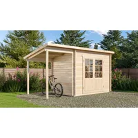CARLSSON Gartenhaus Martina-28 Pultdach Imprägniert 430 cm x 174