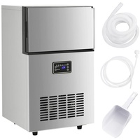 VidaXL Eiswürfelmaschine 420 W Silbern 45 kg / 24