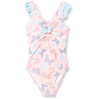 Playshoes UV-Schutz Badeanzug Mädchen Schwimmanzug Badebekleidung, Schmetterlinge, 98/104