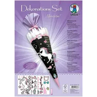 Ursus DEKO-SET Schultüte Easy Line "UNICORN"