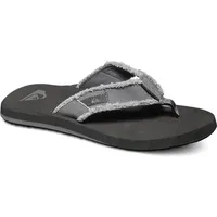 QUIKSILVER Monkey Abyss Flip-Flops,Grau (Grey / Black / Brown)
