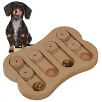 Relaxdays Intelligenzspielzeug MDF braun