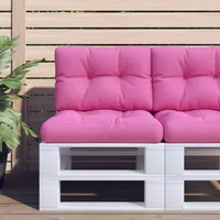 VidaXL Palettenkissen Rosa 50x40x12 cm Stoff