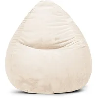Sitting Point Sitzsack Beanbag Softy XXL Stoff Beige Natur