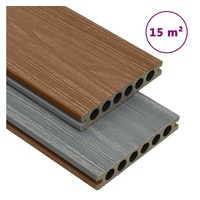 VidaXL WPC Terrassendielen mit Zubehör 15 m2 4 m