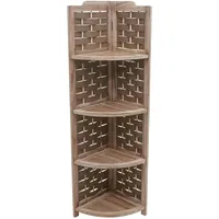 Mendler Eckregal 4 Ablagen 110 x 0 x 0