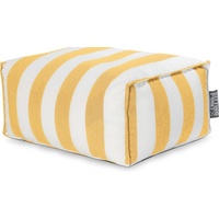 Sitting Point Hocker Santorin Roll 100 l Gelb Streifen-Muster