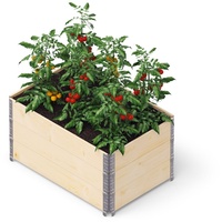 Upyard Palettenrahmen Hochbeet 3er-Set 120 x 80 cm