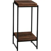 Mendler Blumentisch HWC-K71, Blumenregal Beistelltisch Pflanzregal, MVG-zertifiziert MDF Metall