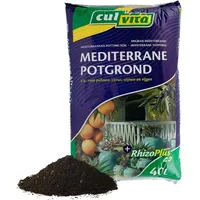 Culvita - Mediterrane Blumenerde 40 Liter inklusive RhizoPlus -