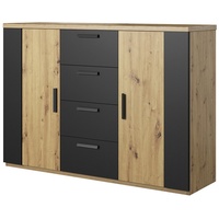 Lomadox Kommode für den Schlafbereich SOLMS-83 in Artisan Eiche