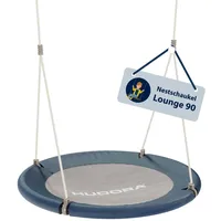 Hudora Nestschaukel Lounge - Höhenverstellbare Hängeschaukel mit 90/110cm Durchmesser