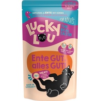 Lucky lou Katzen-Nassfutter Lifestage Adult Geflügel & Ente 125g