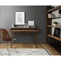 WoodMan Schreibtisch Carteret Nussbaum massiv / Braun