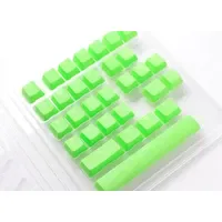 Ducky Rubber Keycap Set, 31 Tasten, Double-Shot, gummiert, f