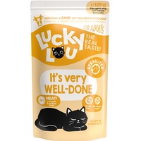 Lucky lou Katzen-Nassfutter Lifestage Sterilized Geflügel & Rind 125