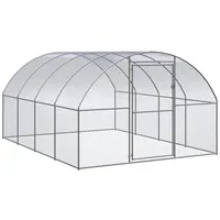 VidaXL Outdoor-Hühnerstall 3x4x2 m Verzinkter Stahl