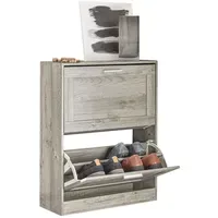 SoBuy Schuhkipper 60 x 79 x 23 cm grau