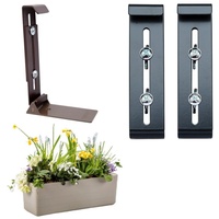GarPet FixPot Blumenkasten Halterung für Fensterbank anthrazit