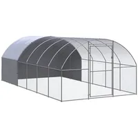 VidaXL Outdoor-Hühnerstall 3x6x2 m Verzinkter Stahl