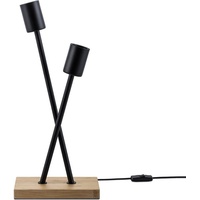 Paco Home Tischleuchte »IKS«, 2 flammig, Höhe: 41 cm,