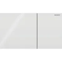 Geberit Sigma70 Betätigungsplatte Glas weiß