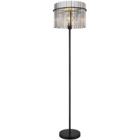 GLOBO Stehleuchte Gorley schwarz chrom 152 cm