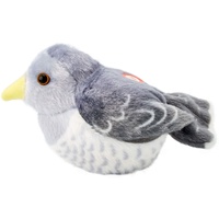 Wild Republic Plüschvogel Kuckuck mit authentischem Originalgesang, Kuscheltier, Plüschtier,