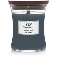 Woodwick Evening Onyx Duftkerze mit Holzdocht 275 g
