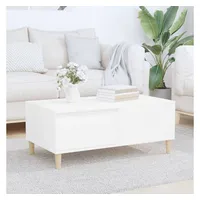 VidaXL Couchtisch Weiß 90x50x36,5 cm Holzwerkstoff