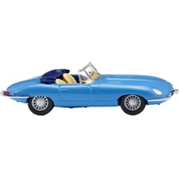 Wiking 081707 Jaguar E-Type Roadster blau