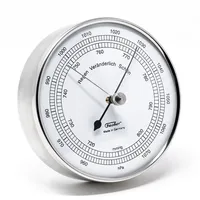 Fischer 15.01 - Barometer - 103mm Druckmessgerät mit Edelstahl-Gehäuse