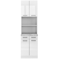 Vicco Küchenblock R-Line, Weiß Hochglanz, 60 cm , AP